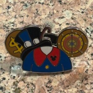 WDW Hidden Disney Pin 2025 Wave B - Scrooge McDuck Ear Hat from pouch